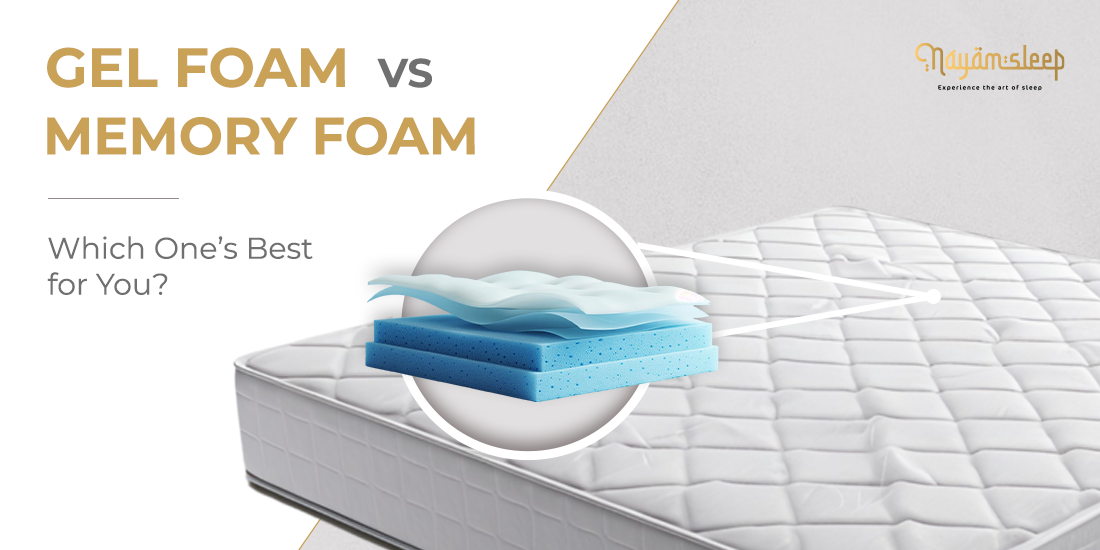 Gel Foam vs Memory Foam