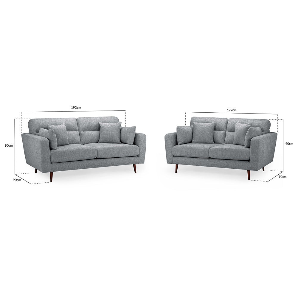 Zenith 3+2 Set in Grey