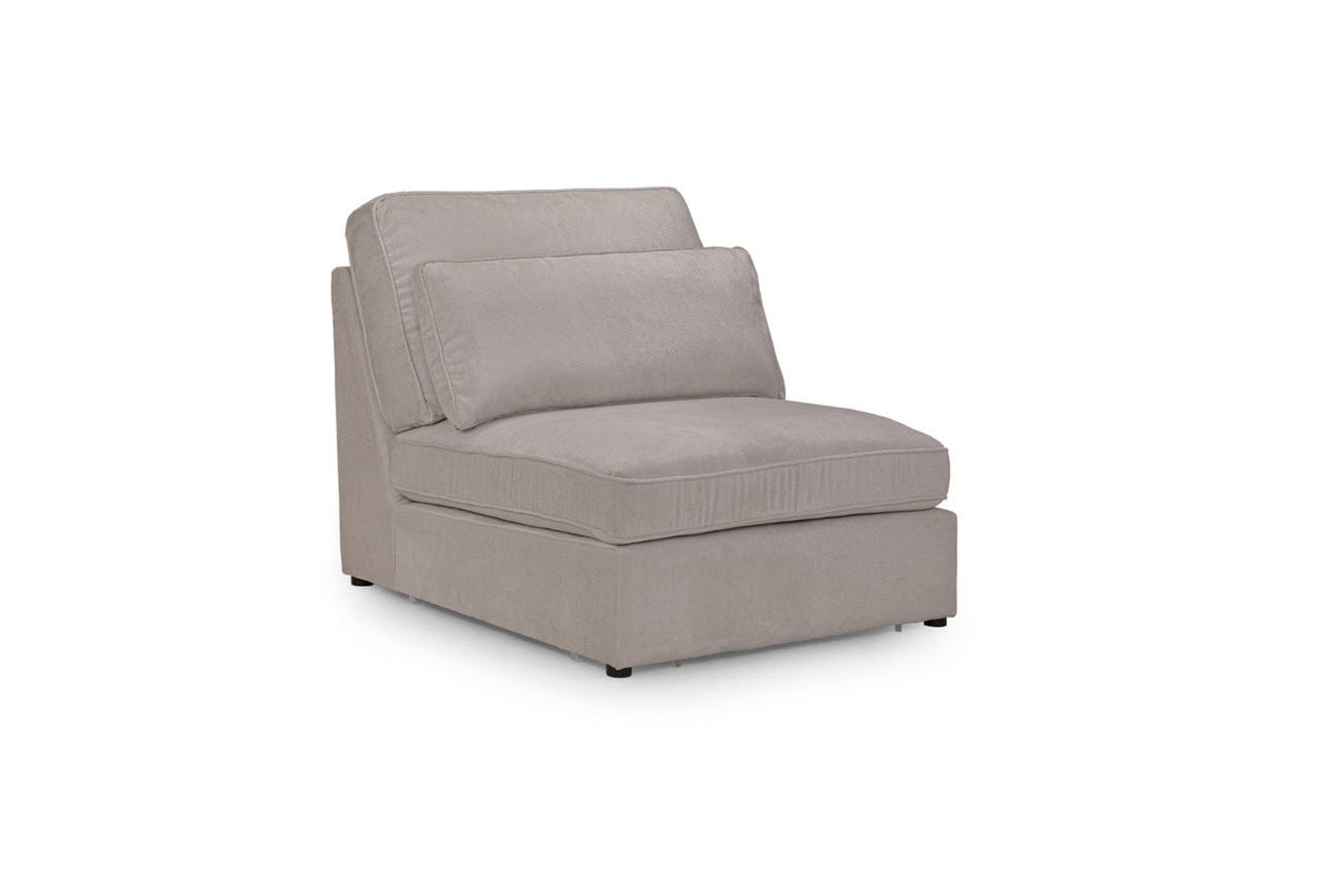 Kiana Modular Sofa Armless Piece in Mocha