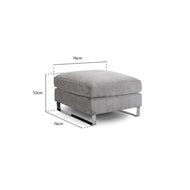 Kingston Footstool in Beige