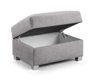Verona Scatterback Footstool in Grey