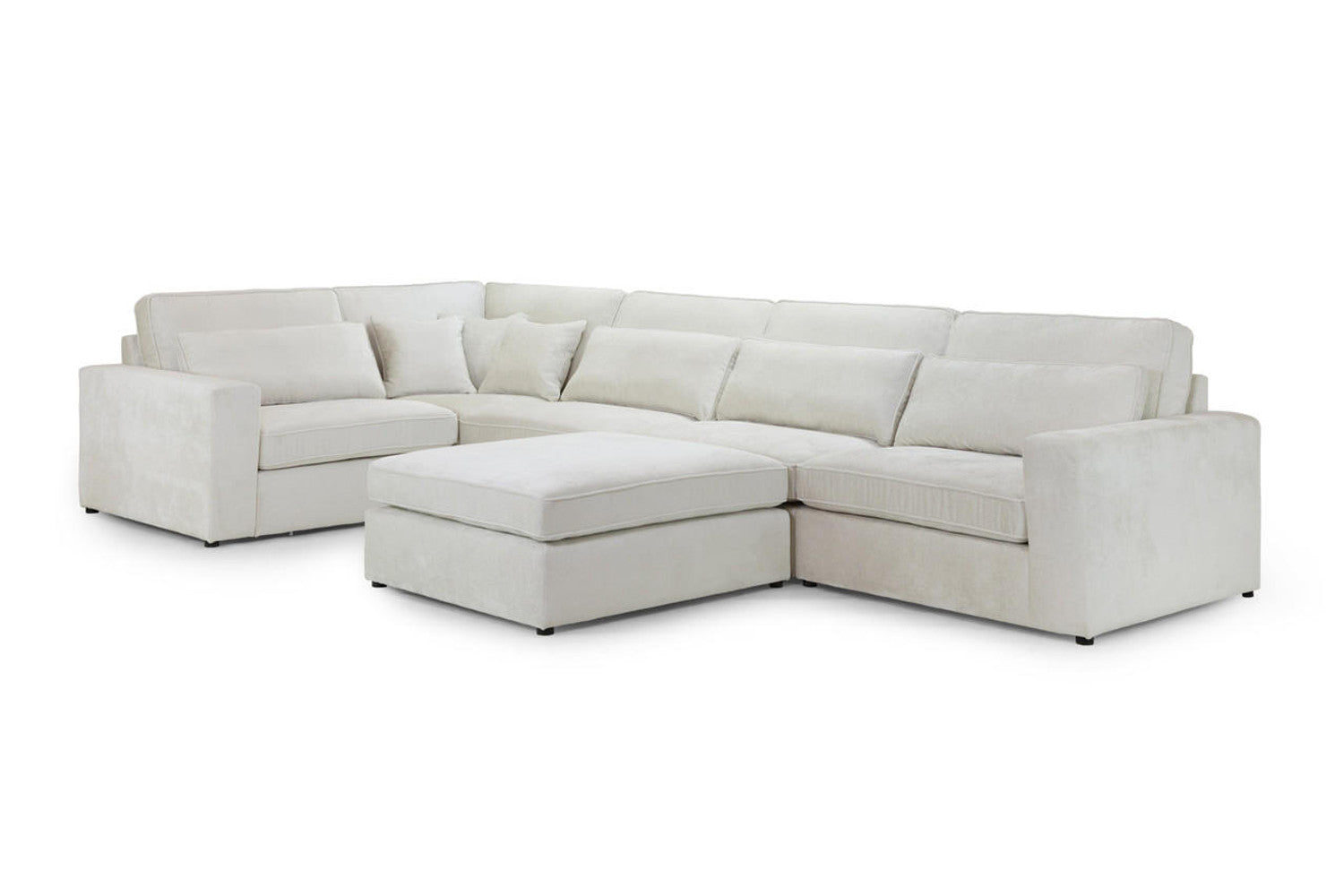 Kiana Modular Sofa Large Corner in Ivory