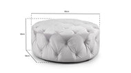 Ankara Footstool in Slate