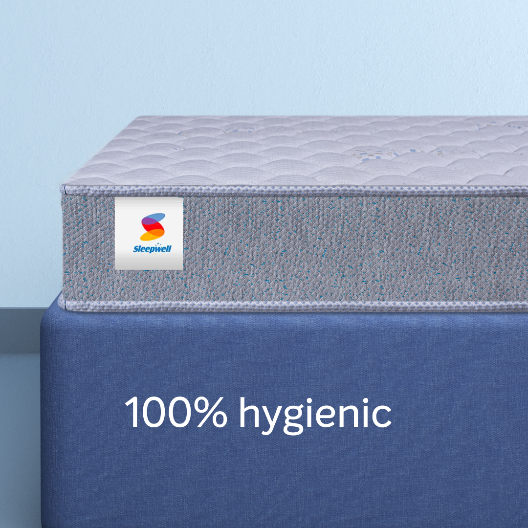 Sleepwell Durafirm 2.0 | Visco Medicated Foam | Medium Firm | Neem Fresche Technology | Anti Sag Mattress