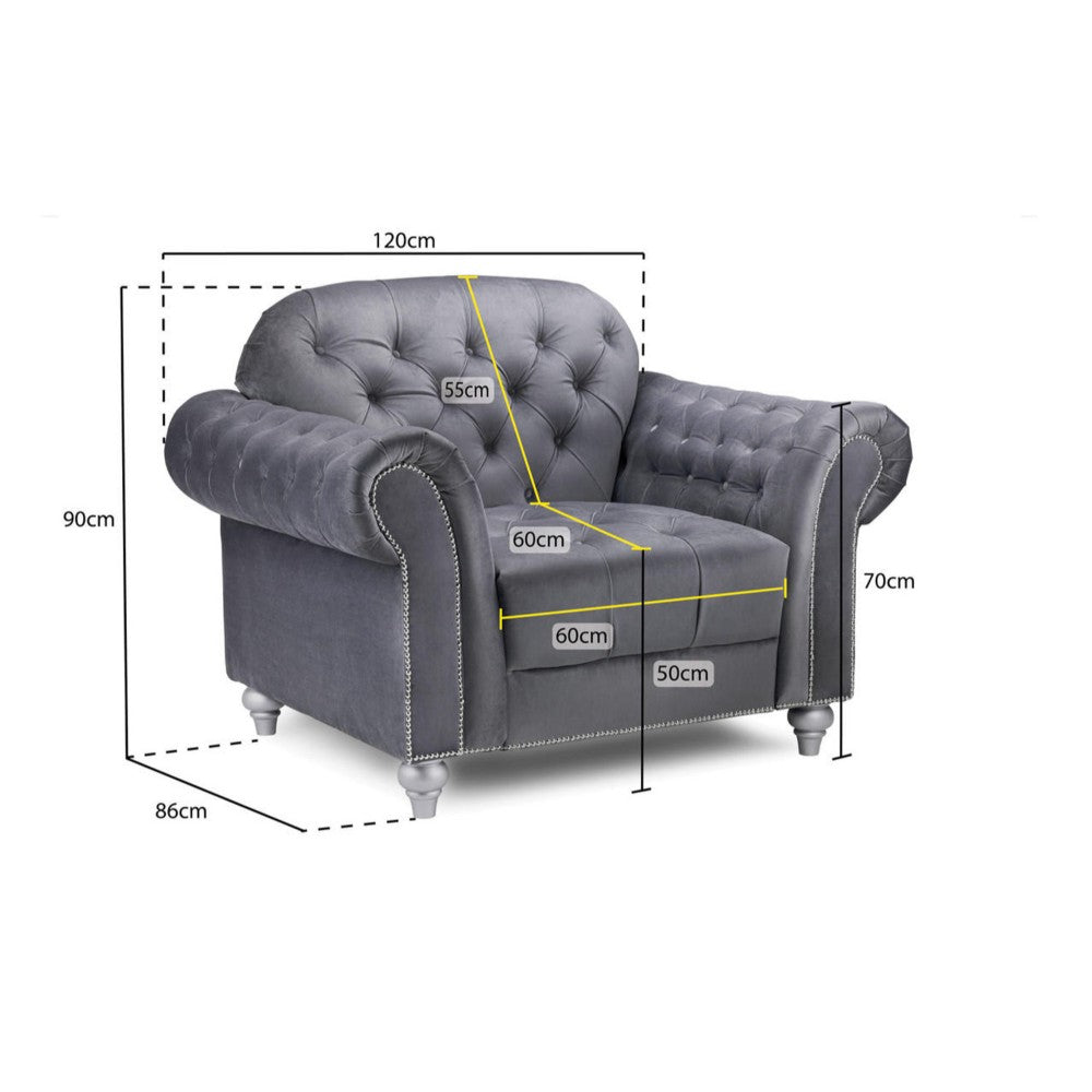Jubilee Armchair in Grey