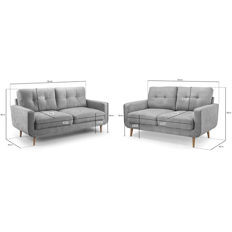 Aurora 3+2 Seater Sofa in Grey