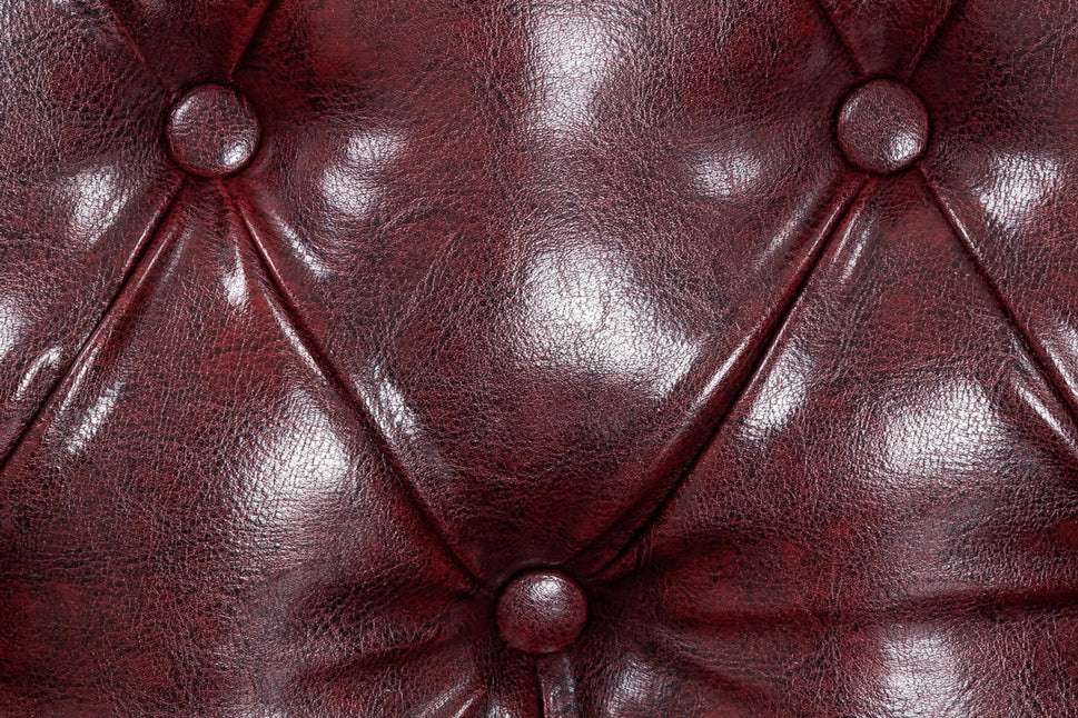 Chesterfield 3+2 Sofa in Oxblood Red