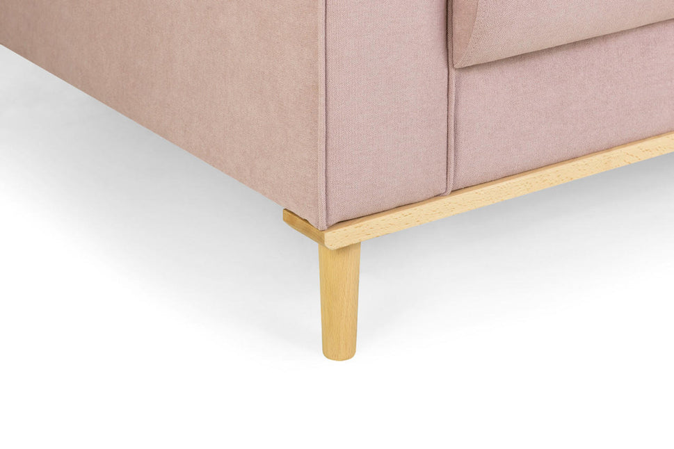 Briar Right Hand facing Corner Sofa in Pink