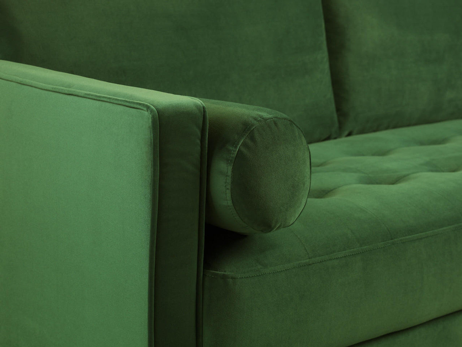 Harper 3+2 Set Sofa in Plush Green