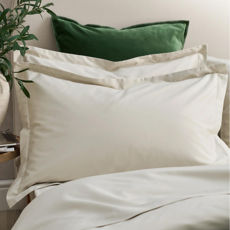 400TC Sateen - Classic Sateen- Silver Grey
