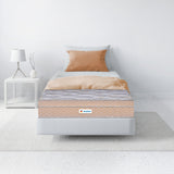 Sleepwell Spring Fresh Classic | 3 Zone Profiled Resitec Foam | Pocket Spring | Neem Fresche Technology | Anti Sag Mattress