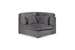 Kiana Modular Sofa Corner Piece in Grey