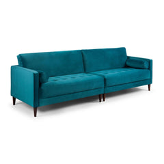 Harper 4 Seater Sofa in Plush Teal