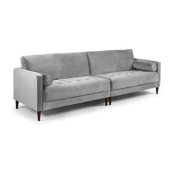 Harper 4 Seater Sofa in Plush Grey