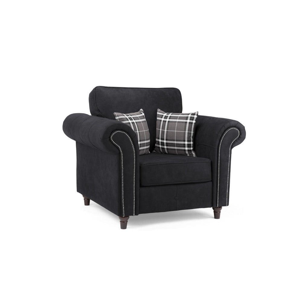 Oakland Armchair in Charcoal