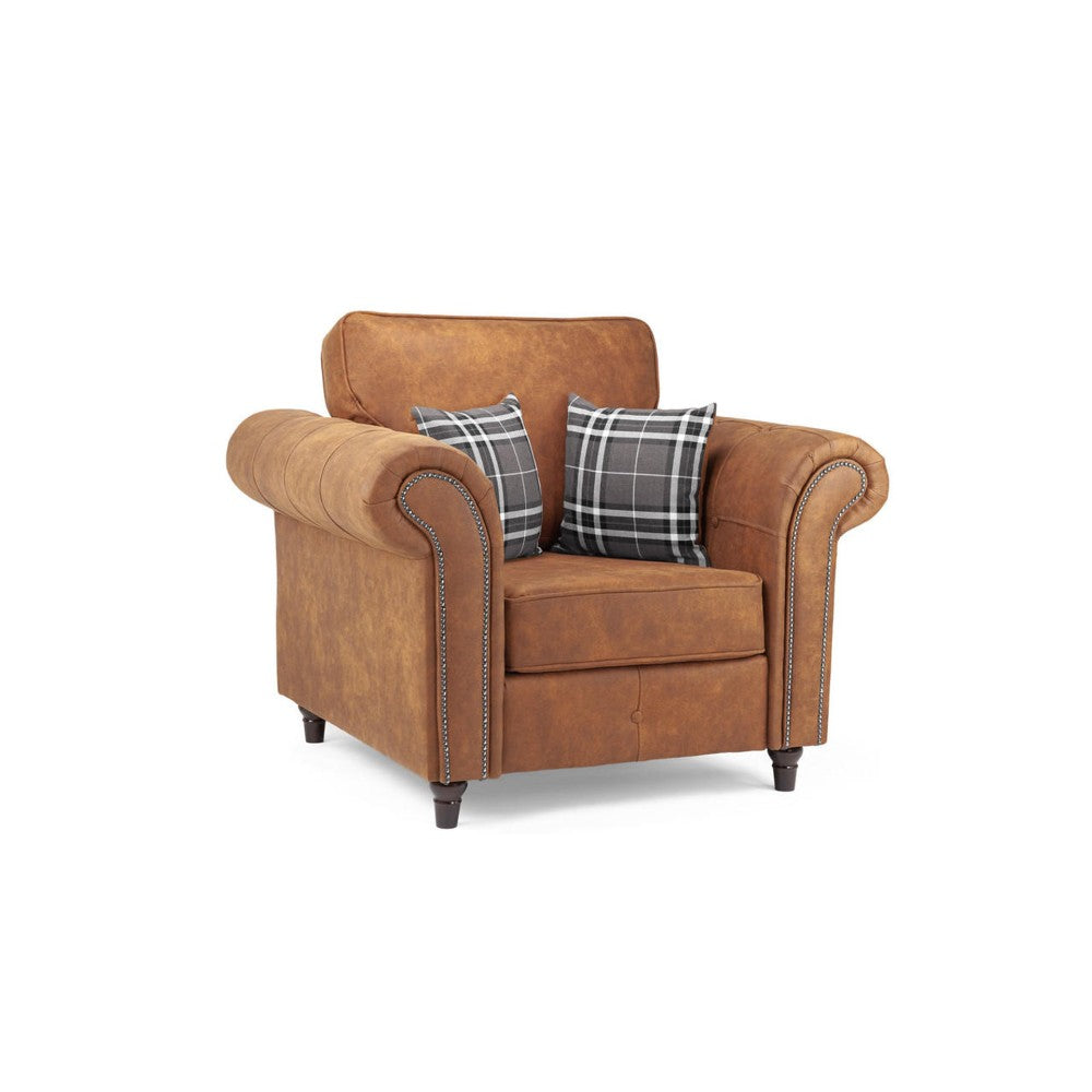 Oakland Armchair in Tan