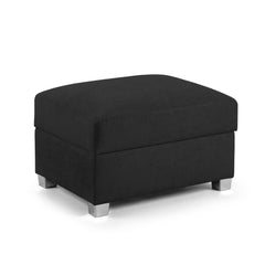 Verona Footstool in Black