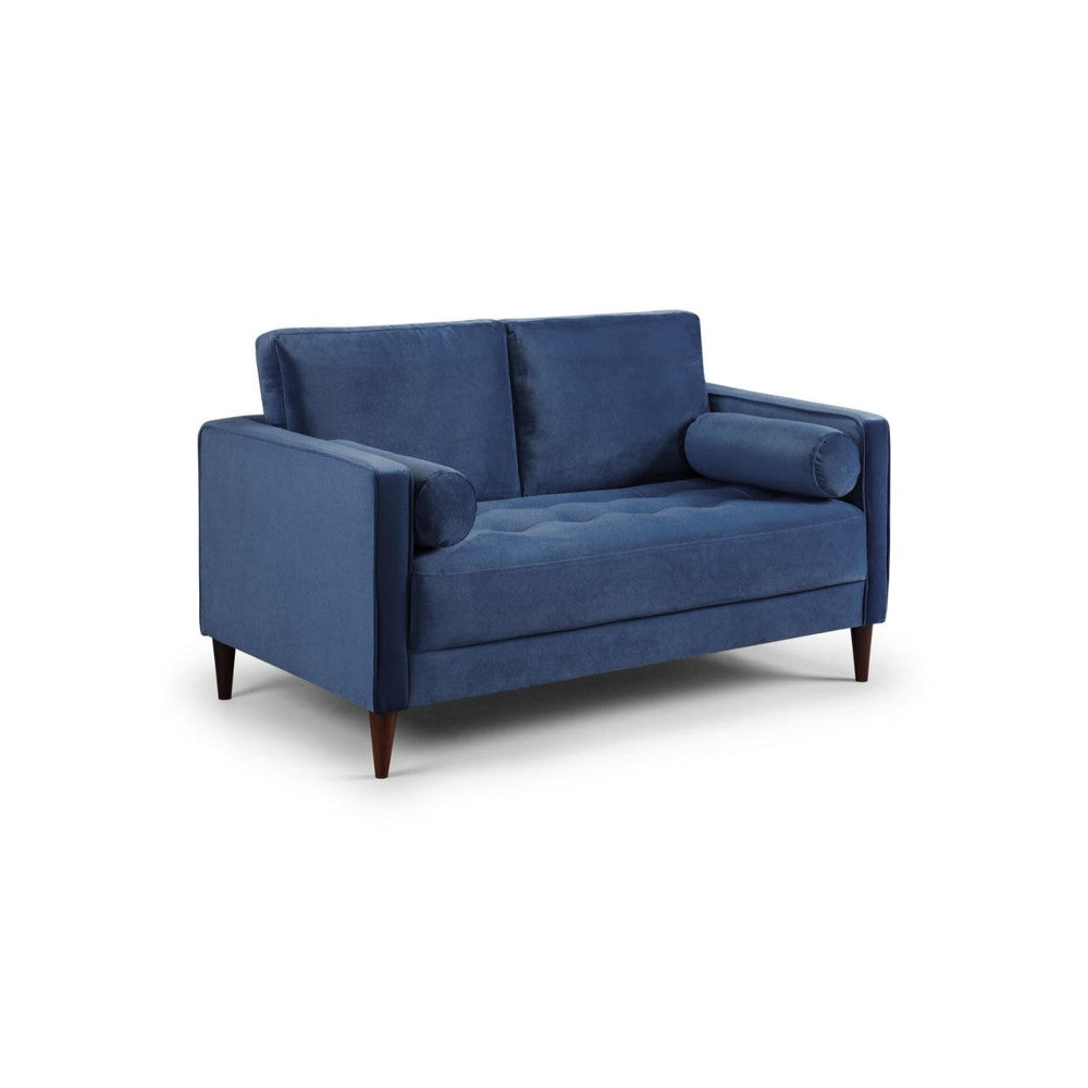 Harper 2 Seater Sofa in Plush Blue