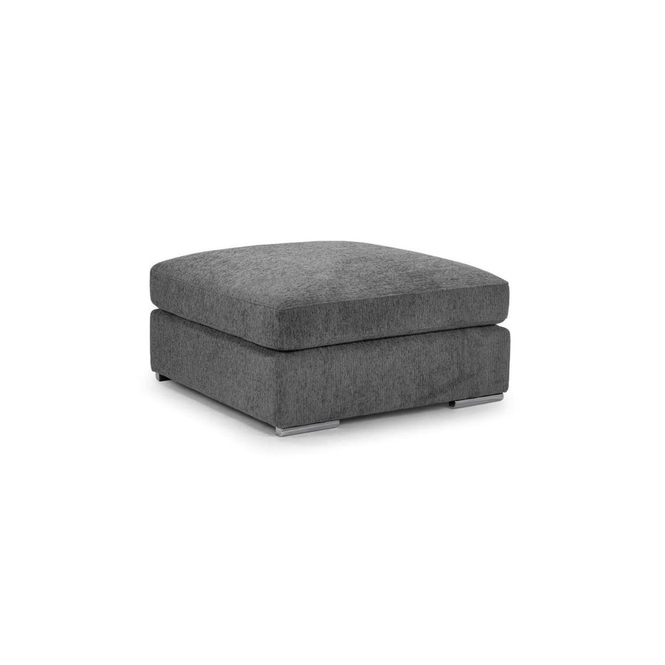 Naples Footstool in Grey