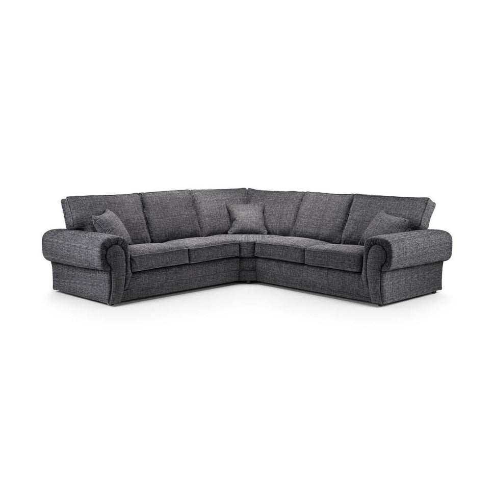 Wilcot Large Corner Sofa in Grey