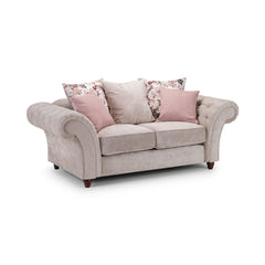 Roma Chesterfield 2 Seater Sofa in Beige