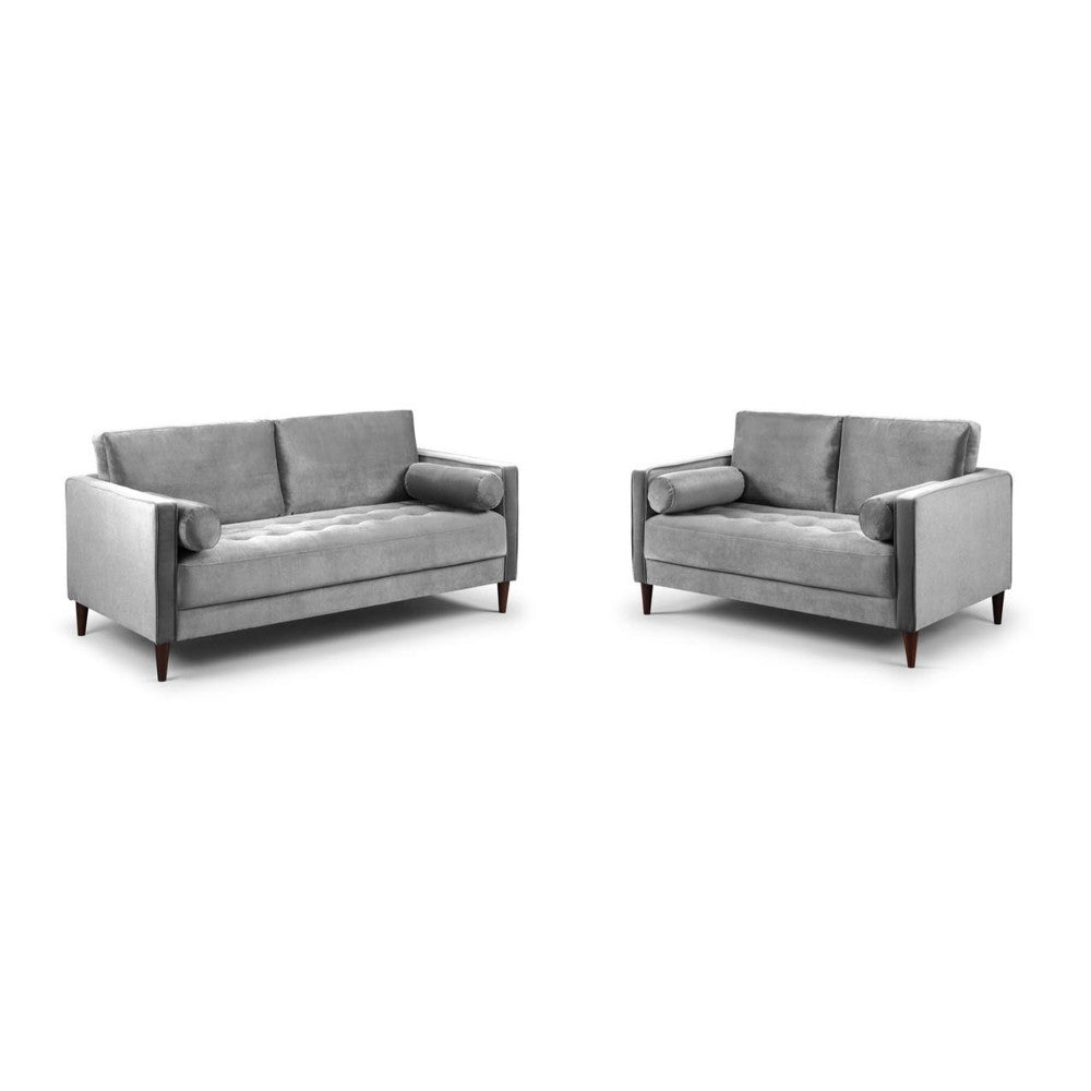 Harper 3+2 Set Sofa in Plush Grey