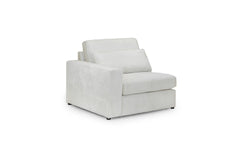 Kiana Modular Sofa Left Hand Arm Piece in Ivory