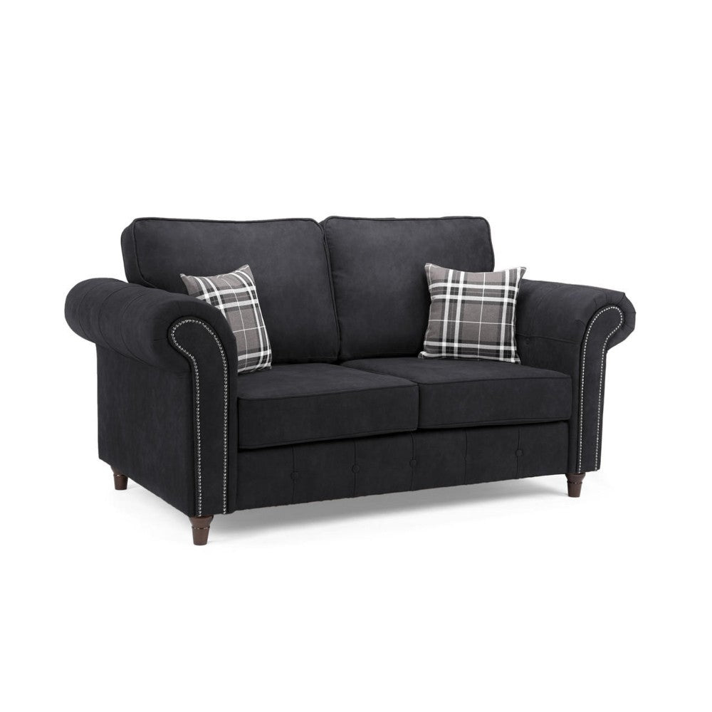 Oakland 2 Seater Sofa in Charcoal