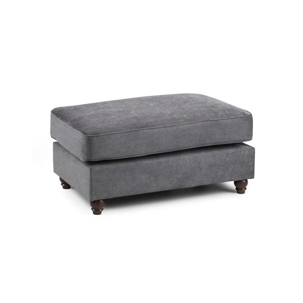 Windsor Fullback Footstool in Grey