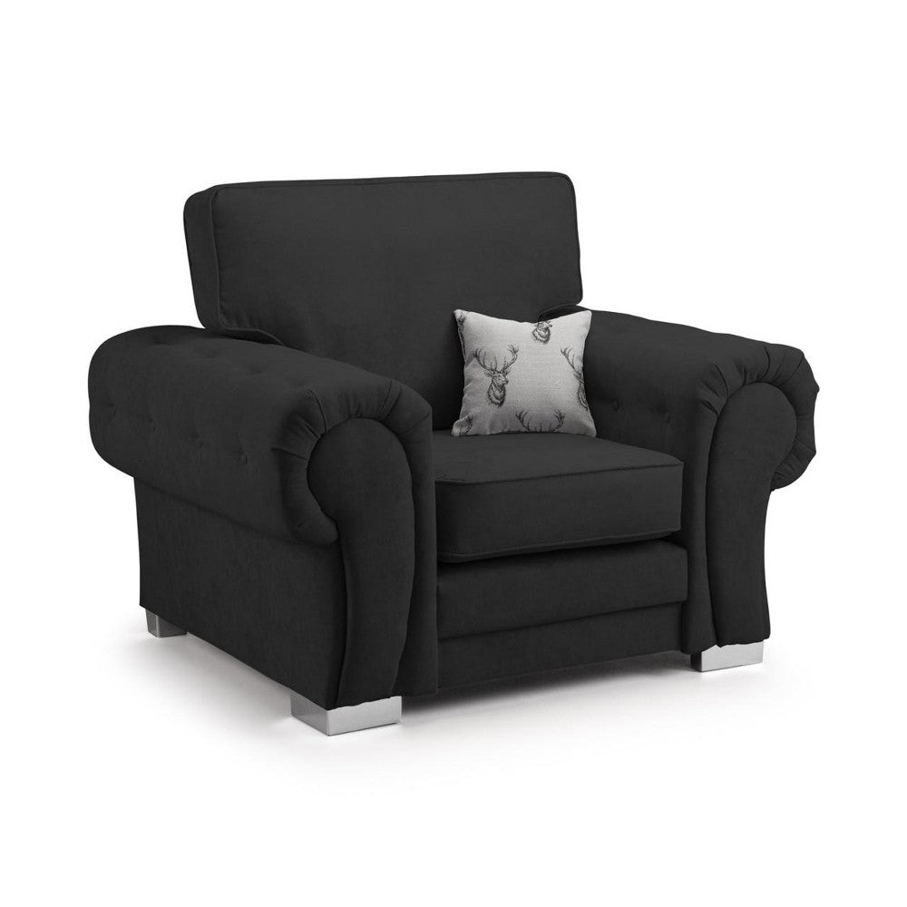 Verona Armchair in Black