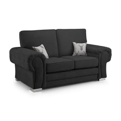 Verona 2 Seater Sofa in Black