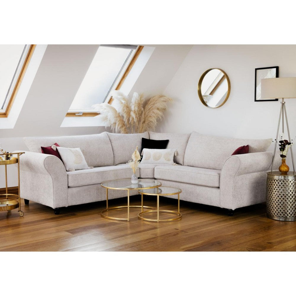 Ashley Large Corner Sofa in Cream