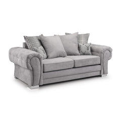 Verona Scatterback 3 Seater Sofa in Grey