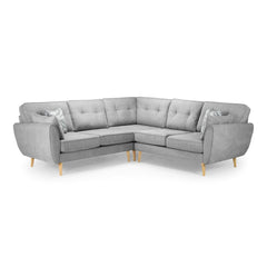 Zinc Large Corner Sofa in Grey