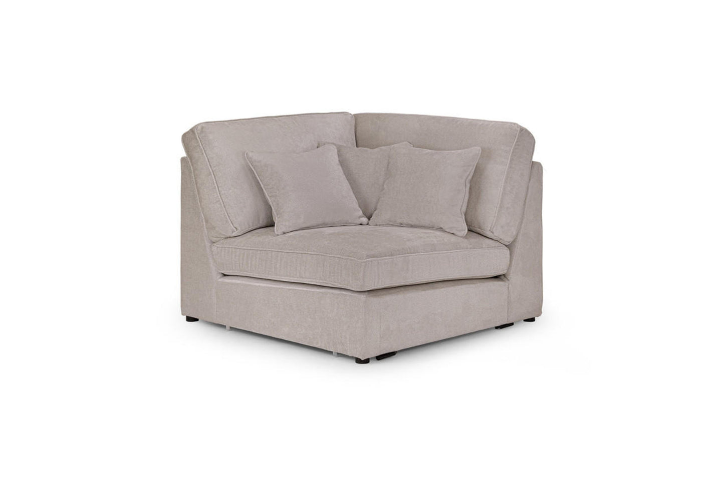Kiana Modular Sofa Corner Piece in Mocha