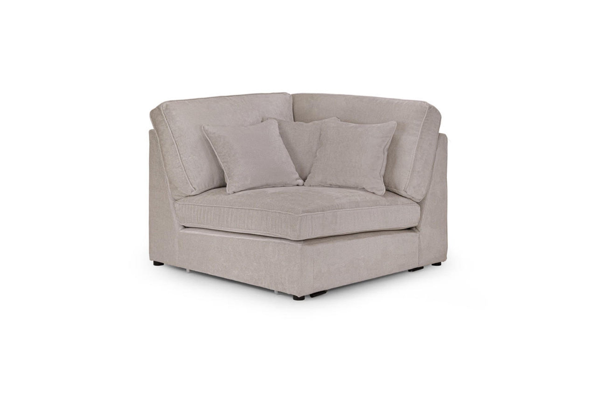 Kiana Modular Sofa Corner Piece in Mocha