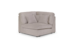 Kiana Modular Sofa Corner Piece in Mocha