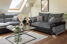Switch Logan 3+2 Sofa in Black/Grey 3 image