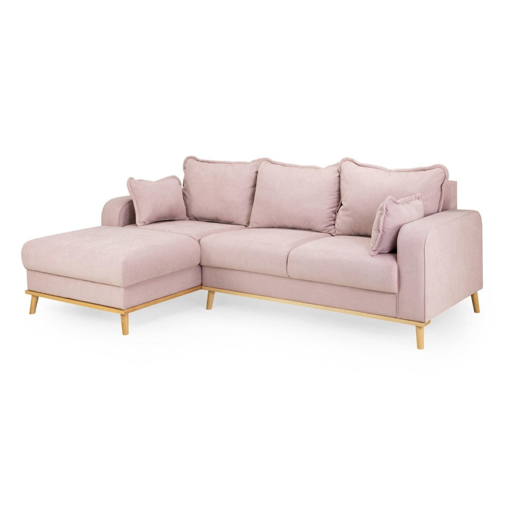 Briar Left Hand facing Corner Sofa in Pink