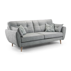 Zinc 3 Seater Sofa in Grey