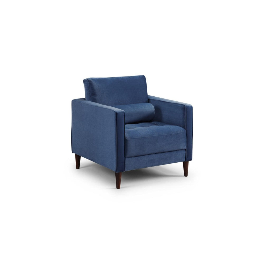 Harper Armchair in Plush Blue