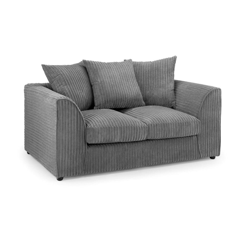 Harley Jumbo 2 Seater Sofa in Grey