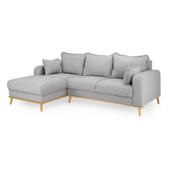 Briar Left Hand facing Corner Sofa in Grey