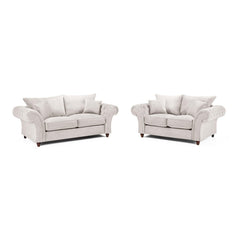 Windsor Fullback 3+2 Set Sofa in Stone