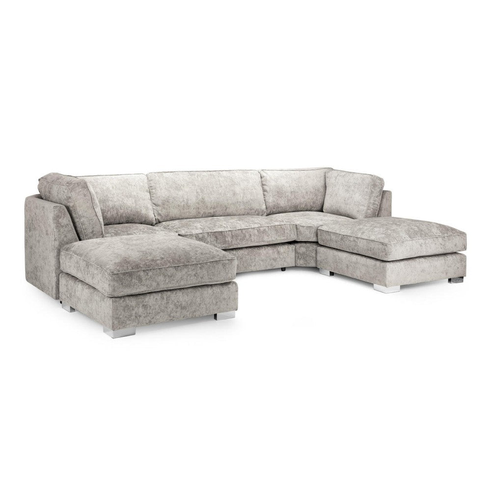 Bishop Fullback U Shape Sofa in Truffle