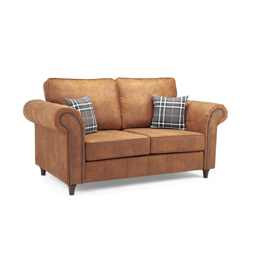 Oakland 2 Seater Sofa in Tan