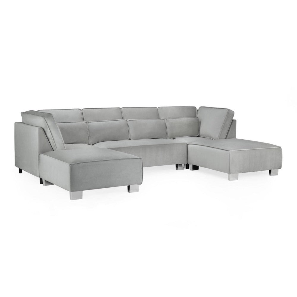 Sloane Sofa U Shape Corner in Grey