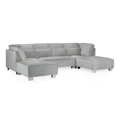 Sloane Sofa U Shape Corner in Grey