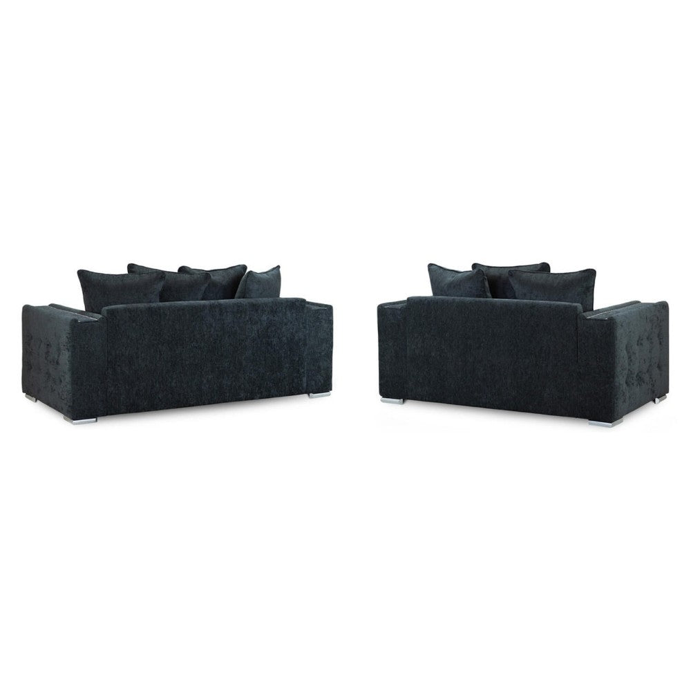 Bentley 3+2 Seater Sofa Set in Charcoal