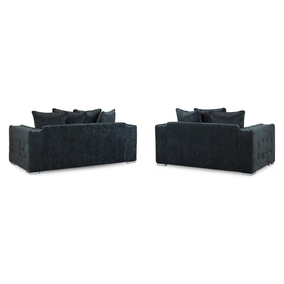 Bentley 3+2 Seater Sofa Set in Charcoal